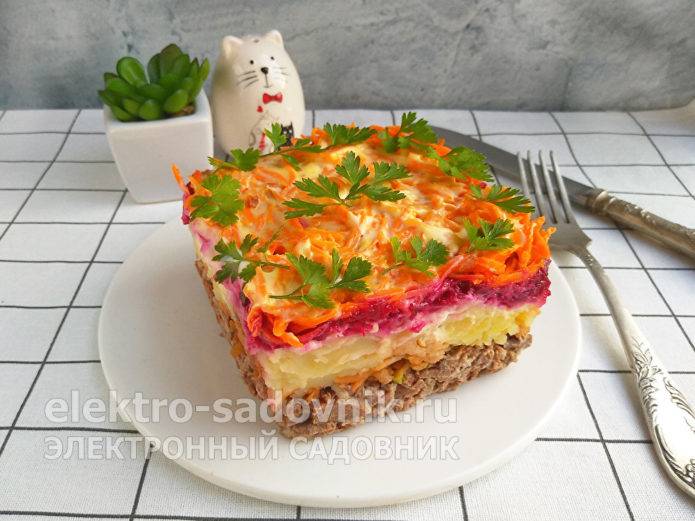 Салат из селедки и свеклы: 7 вкуснейших рецептов с фото
