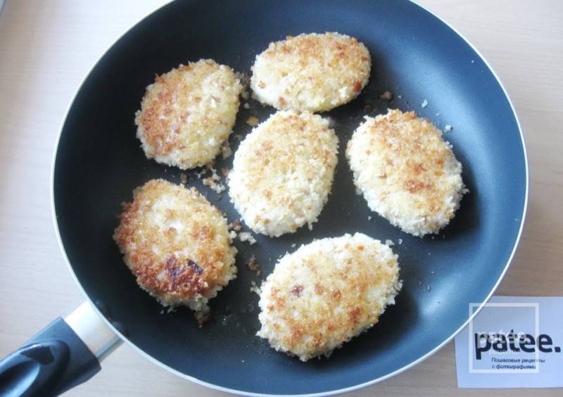 Котлеты куриные с грибами