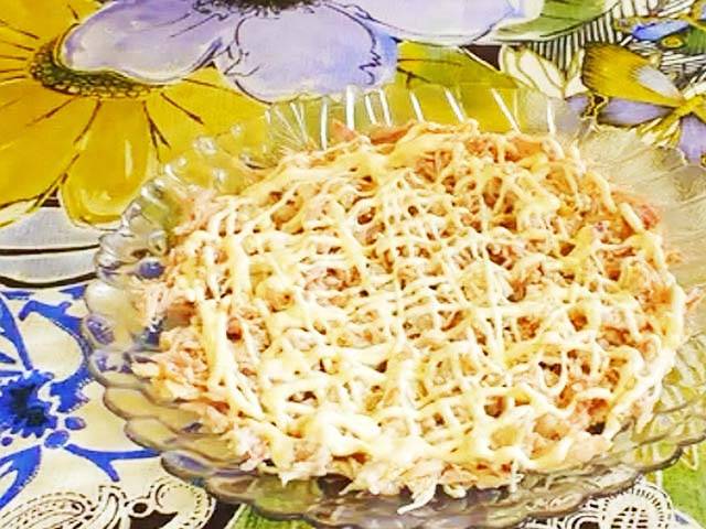 Салат ночь с курицей