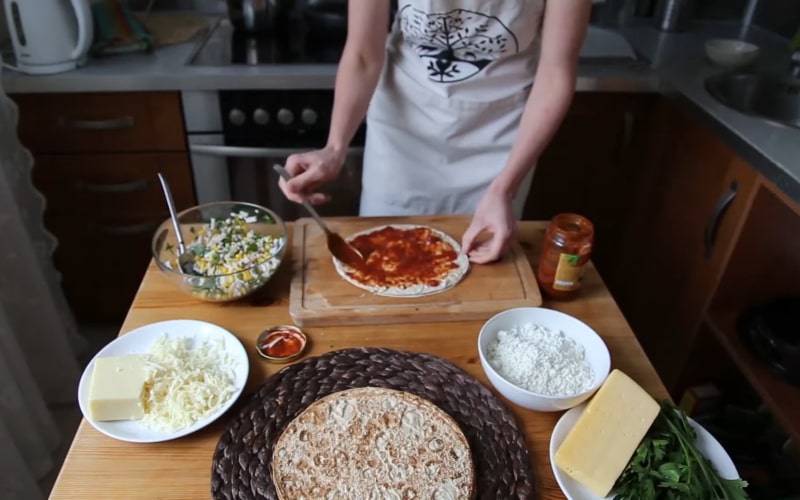 Готовим вкуснейшую мексиканскую кесадилью с курицей