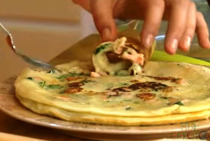 Блины с припеком. простые пошаговые рецепты вкусных блинов. 9 вариантов