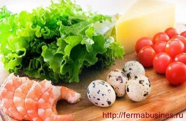 Помидоры черри, фаршированные креветками