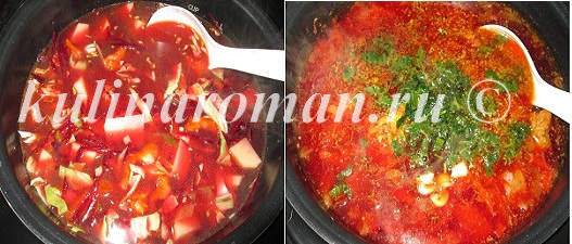 Вкусный борщ можно приготовить и в мультиварке: рецепт с фото