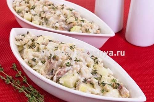 Салат “клубничка”