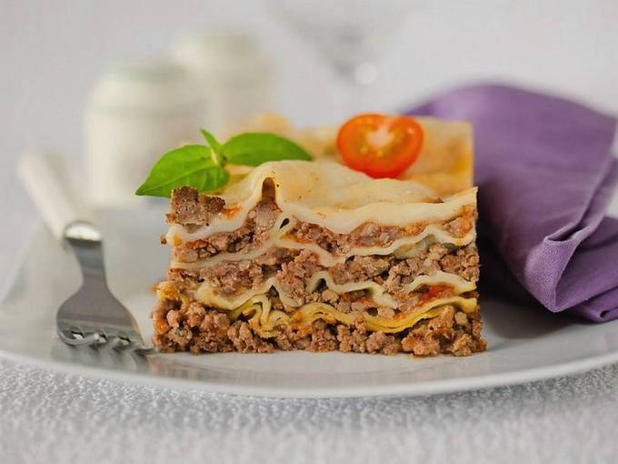 Лазанья с фаршем классическая