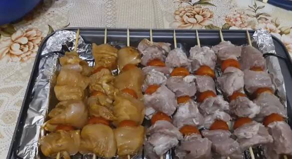 Шашлык в банке в духовке