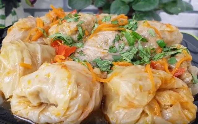 Голубцы с мясом и рисом