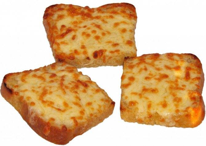Гренки с чесноком