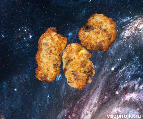 Картофельные драники с грибами