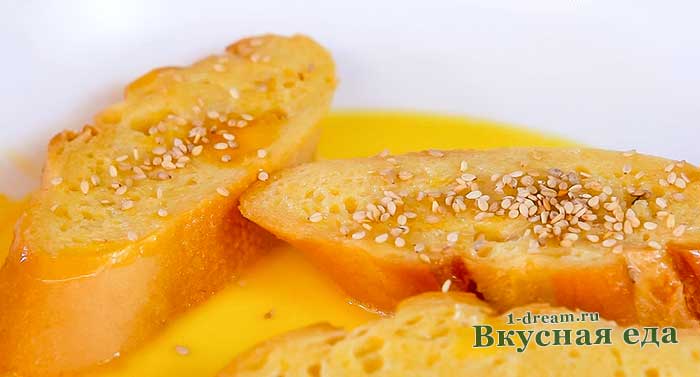 Гренки с чесноком