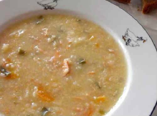 Сливочный суп с курицей