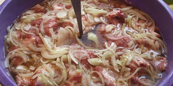 Шашлык в банке в духовке