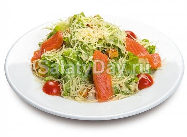 Царский салат с семгой: очень вкусные рецепты
