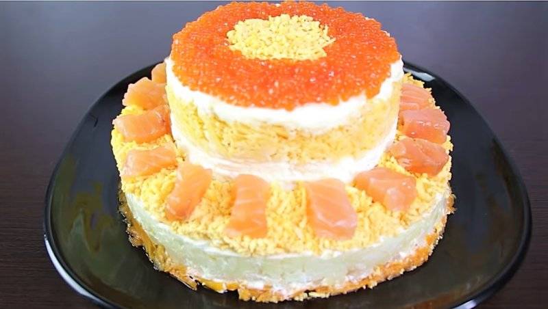 Царский салат с семгой: очень вкусные рецепты