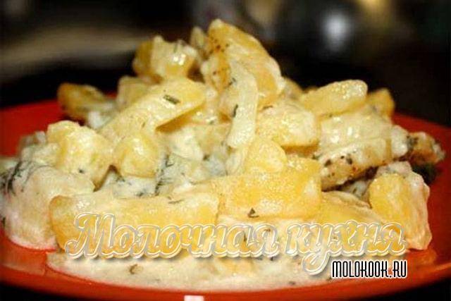 Картофель «дофине»: рецепт со сливками и сыром