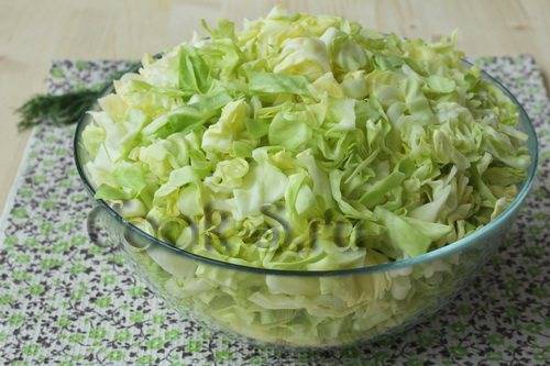 Тушеная капуста с фаршем