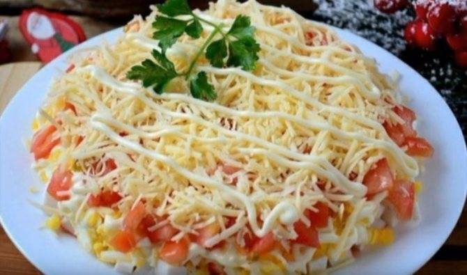 Салаты с крабовыми палочками