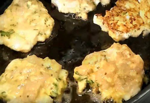 Котлеты куриные с грибами