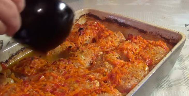 Ленивые голубцы с фаршем в духовке