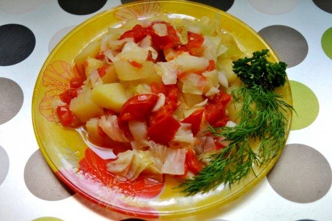 Рагу из свинины в мультиварке