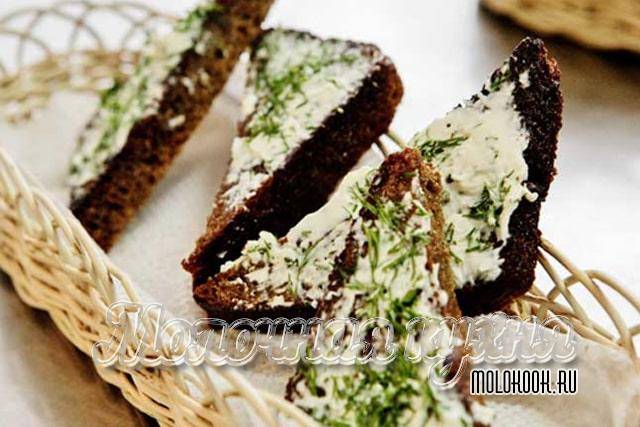 Гренки с чесноком