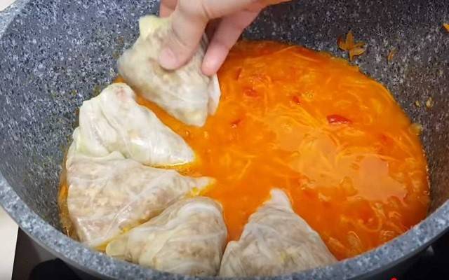 Голубцы с мясом и рисом