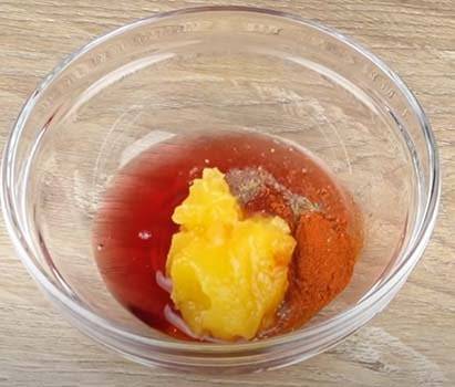 Курица запеченная с апельсинами в духовке