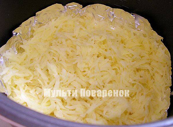 Картофельная запеканка с грибами в духовке
