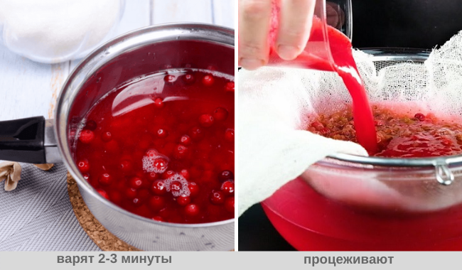 Клюквенный морс