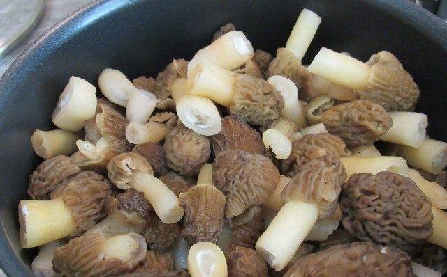 Макароны с мясом и грибами