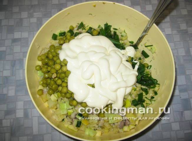 Салат “клубничка”