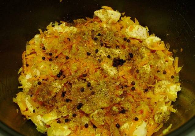 Плов с курицей в мультиварке пошаговый рецепт с фото