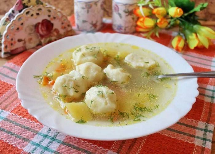 Суп с клецками на курином бульоне - рецепт приготовления и важные советы