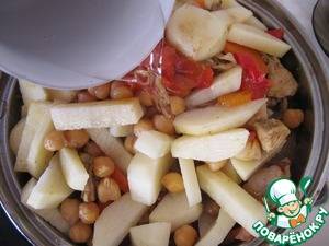 Рецепт нута с мясом