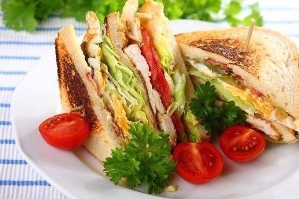 Пошаговые рецепты приготовления вкусных сэндвичей с фото
