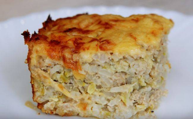 Запеканка из кабачков