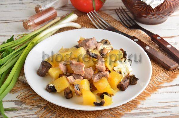 Жаркое из баранины с картофелем