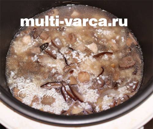 Ризотто с грибами