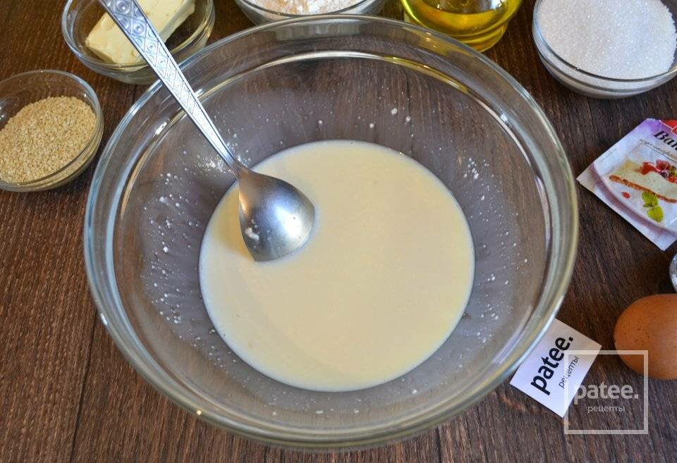 Вкусный рецепт булочек с кунжутом