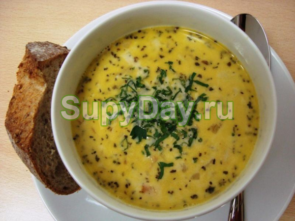 Сливочный суп с курицей