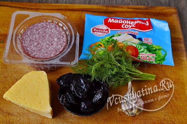 Рулетики из ветчины с сыром и чесноком рецепт с фото пошагово как сделать