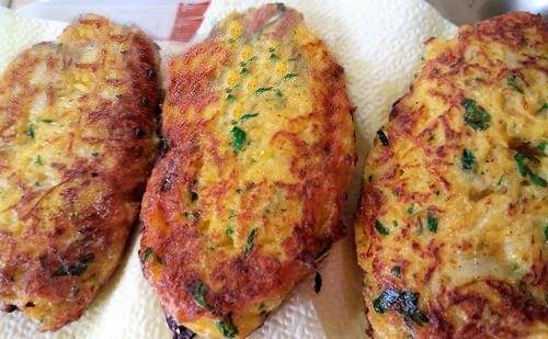 Драники из тыквы