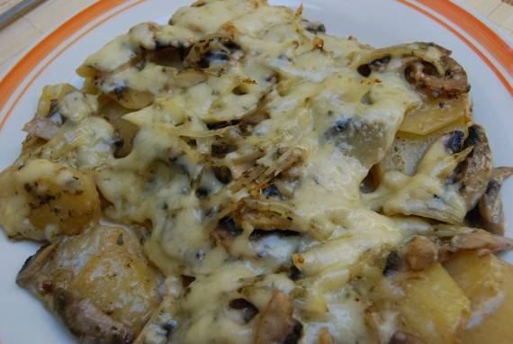 Вкуснейшие картофельные запеканки с грибами