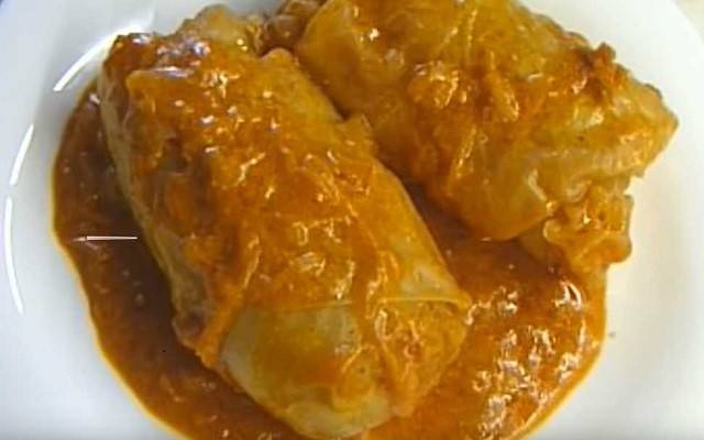 Голубцы с мясом и рисом