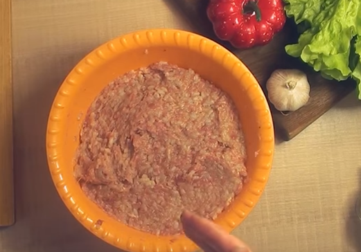 Запеканка из тыквы с фаршем