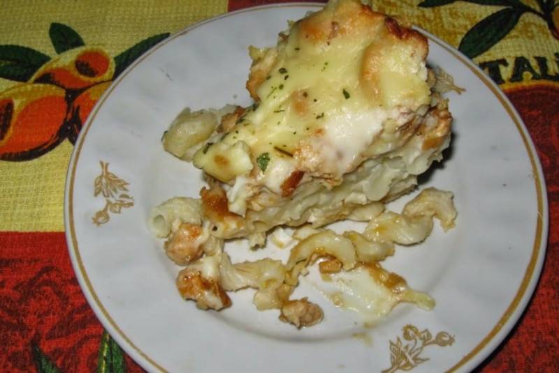 Запеканка из макарон