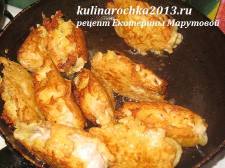 Куриные рулетики с начинкой в духовке