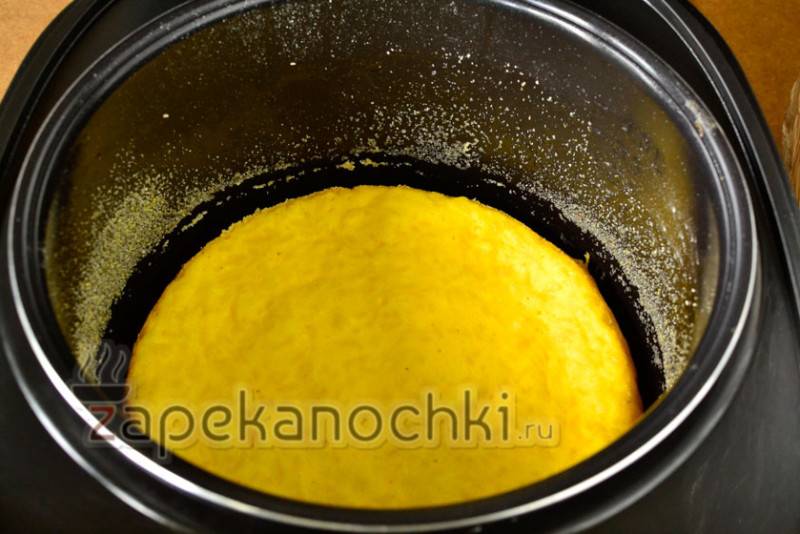 Рисовая запеканка с яблоками в мультиварке