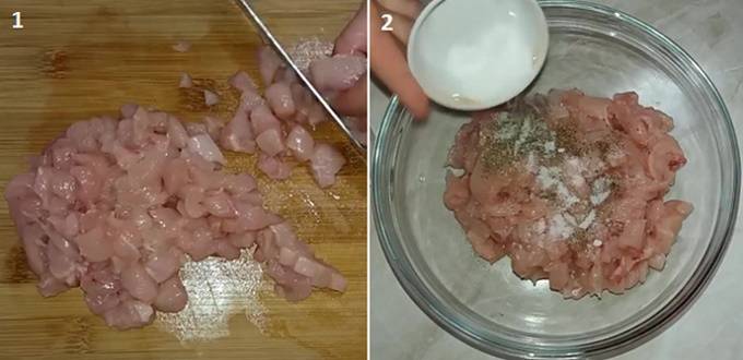 Рубленные куриные котлеты