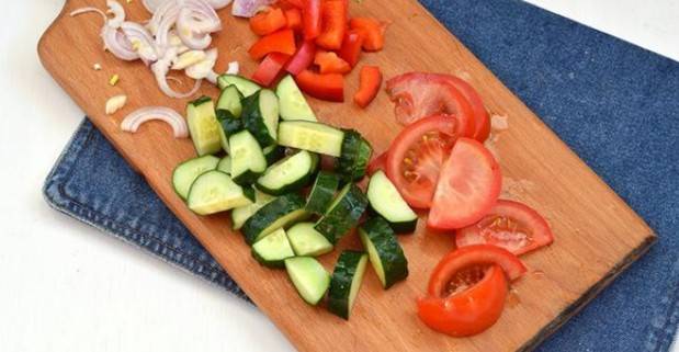 Салаты с маслом растительным